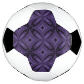 Motif Rétro de Couleur Violet Foncé (Tourné)