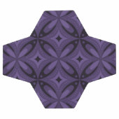 Motif Rétro de Couleur Violet Foncé (Plat)