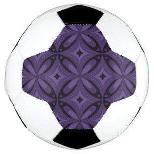 Motif Rétro de Couleur Violet Foncé