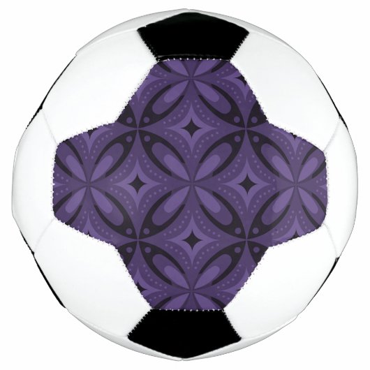 Motif Rétro de Couleur Violet Foncé (Devant)