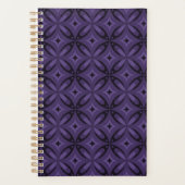 Motif Rétro de Couleur Violet Foncé (Devant)