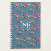 Motif Retro Hummingbird | Monogramme (Devant)