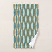Motif rétro Mid-Century Moderne (Serviette à main)