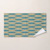Motif rétro Mid-Century Moderne (Serviette à main)