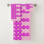 Motif rétro rose dans un style branché (En situation)
