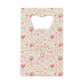 Motif romantique avec des coeurs et des lèvres (Dos)