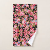 Motif rose (Serviette à main)