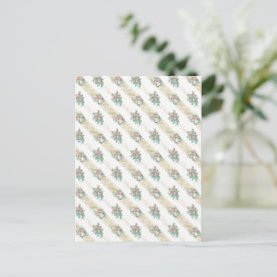 Motif Rose Ancienne - Carte Postale