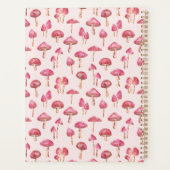 Motif rose champignons aquarelle (Dos)