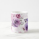 Motif rose de café Mug (Centre)