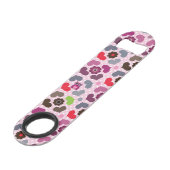 motif rose de fleurs et de hiboux (Devant angulaire)