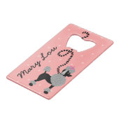 Motif rose de jupe de caniche rétro et noir de les (Dos Angle)