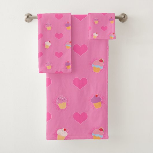 Motif rose de petit gâteau (En situation)