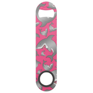 Motif rose de requin