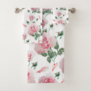 Motif rose de roses de dispersion