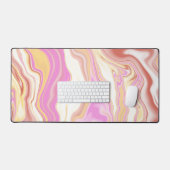 Motif rose et jaune (Clavier et souris)