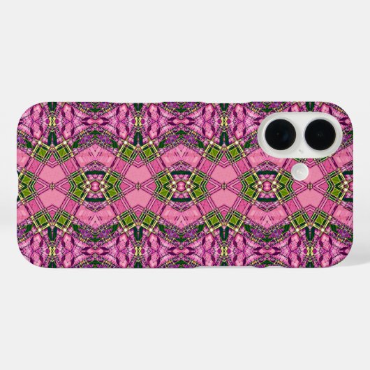Motif rose et vert Galaxy S5 Coque (Verso (horizontal))