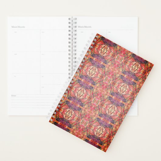 Motif rose et violet (Devant avec enveloppe)