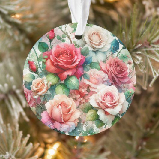 Motif Rose Fantaisiste (Arbre)