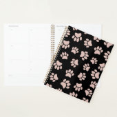 Motif rose Gold et Black Dog Paw (Devant avec enveloppe)