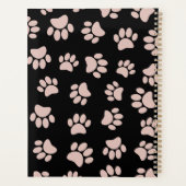 Motif rose Gold et Black Dog Paw (Dos)