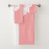 Motif rose Houndstooth (En situation)