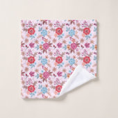 Motif Rose inspiré d'automne Imprimer Ensemble de  (Gant de toilette)