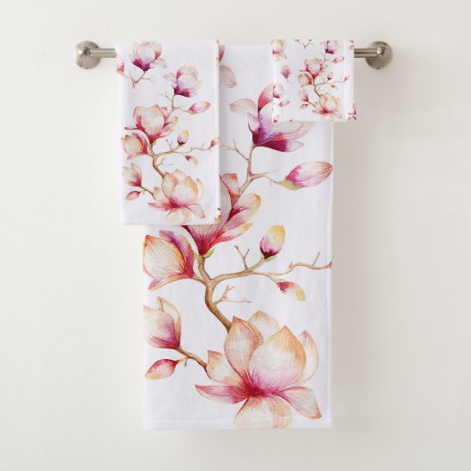 Motif rose Magnolia {choisissez votre couleur} (En situation)