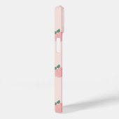 Motif rose mignon iPhone 14 Coque - Matte Fin (Verso / Droite)