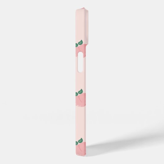 Motif rose mignon iPhone 14 Coque - Matte Fin (Verso / Droite)