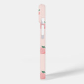 Motif rose mignon iPhone 14 Coque - Matte Fin (Verso / Gauche)