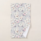 Motif rose mou d'aquarelle (Serviette à main)