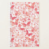 Motif rose papillon aquarelle (Devant)