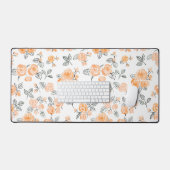 Motif rose Peach (Clavier et souris)