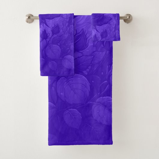 Motif Rose profond violet (En situation)