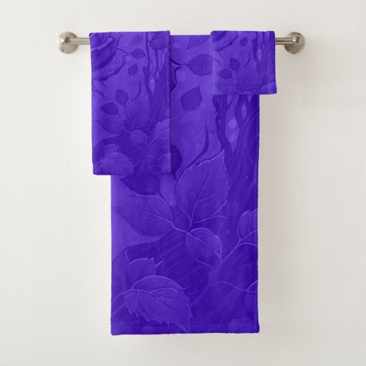 Motif Rose profond violet 2 (En situation)