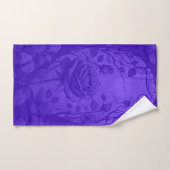 Motif Rose profond violet 2 (Serviette à main)