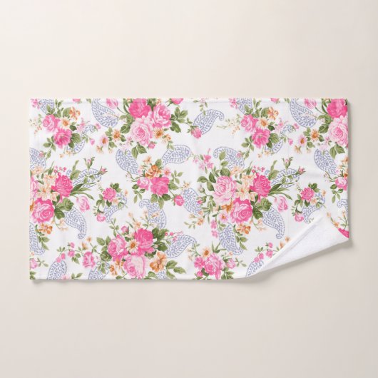 Motif rose Roses (Serviette à main)