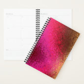 Motif rose rouge et or (Devant avec enveloppe)