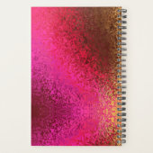 Motif rose rouge et or (Dos)