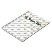 MOTIF ROSE VINTAGE - CARNET (Côté gauche)