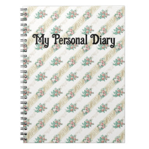 MOTIF ROSE VINTAGE - CARNET