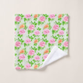 Motif Roses Roses Fleurs (Gant de toilette)