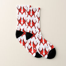 Motif rouge de cardinaux