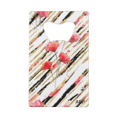 Motif rouge de pavot d'or noir blanc de *~* (Dos)