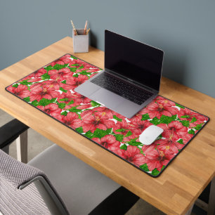 Motif rouge hibiscus II