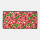 Motif rouge hibiscus II (Recto)
