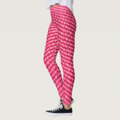 Motif rouge Leggings (Gauche)