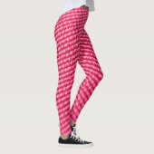 Motif rouge Leggings (Droite)