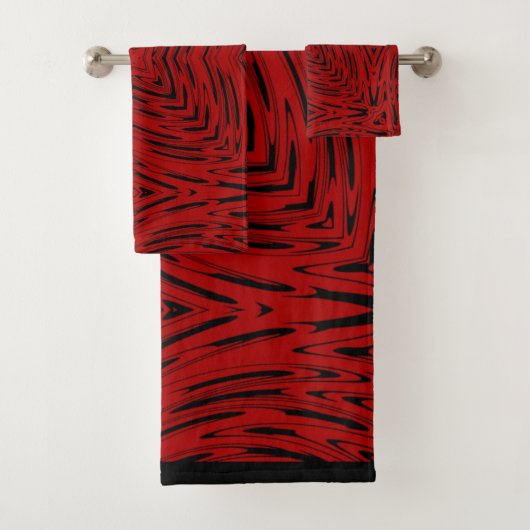 Motif rouge noir (En situation)